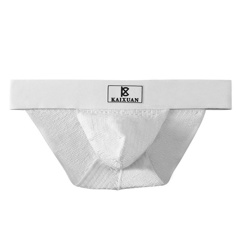 Summer New Trendy Men's High-cut Briefs Underwear Knitted Breathable