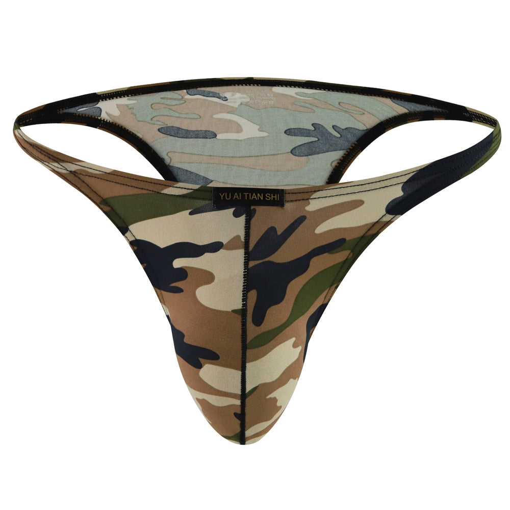 Ice Silk T-back Men's Briefs Exquisite Packaging