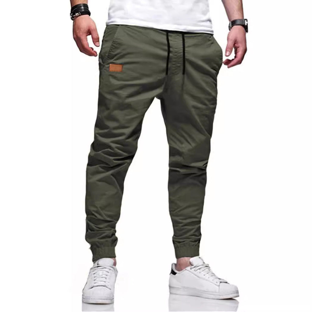 Four Seasons Straight-leg Pants Men's Casual Sports Cotton