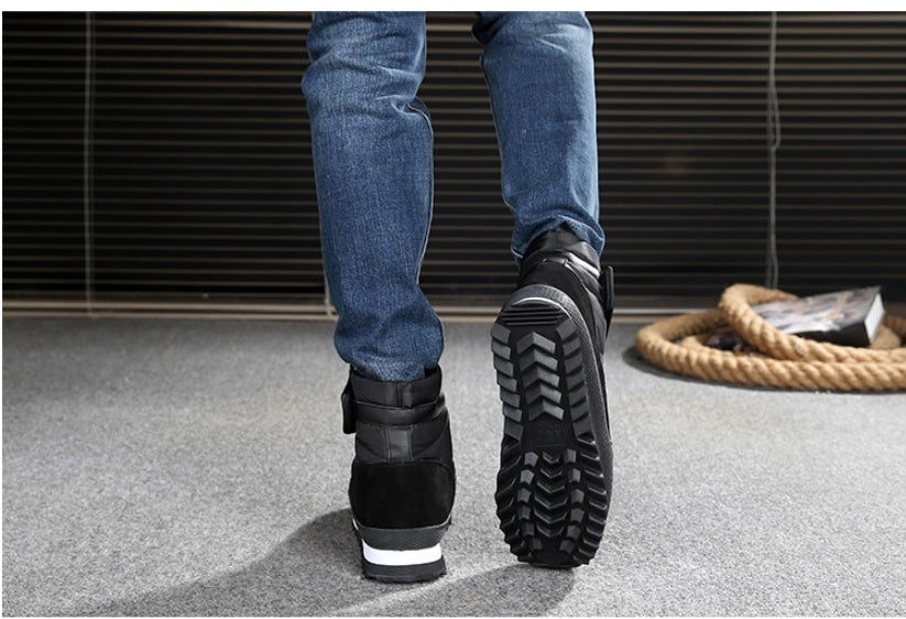 Outdoor Men's Warm Thick-soled Cotton Shoes