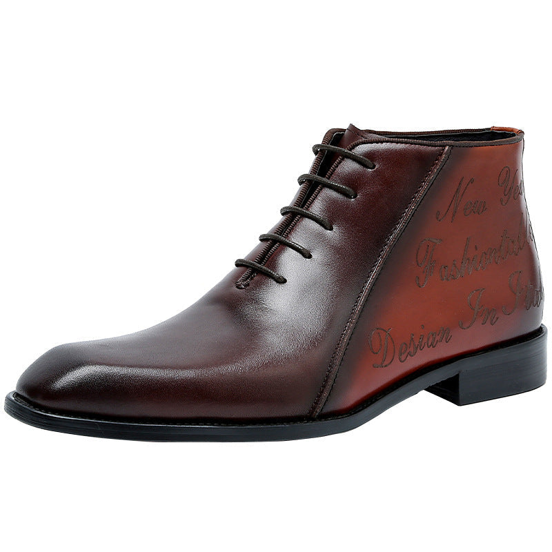 Martin Boots Men's Bicolor Cowhide Business