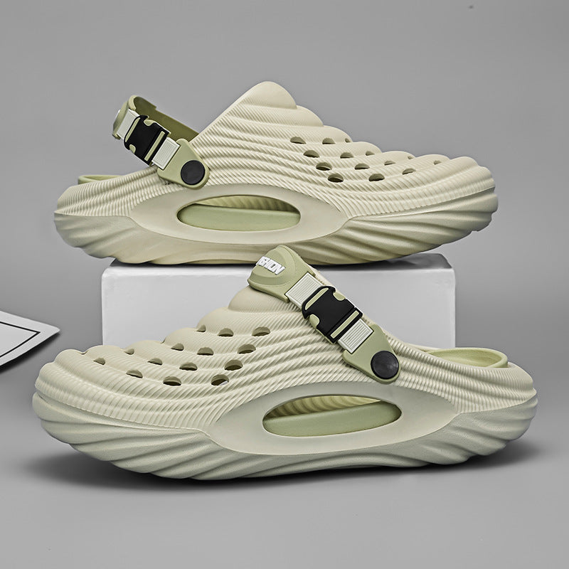 Men's Simple And Stylish Casual Platform Slippers