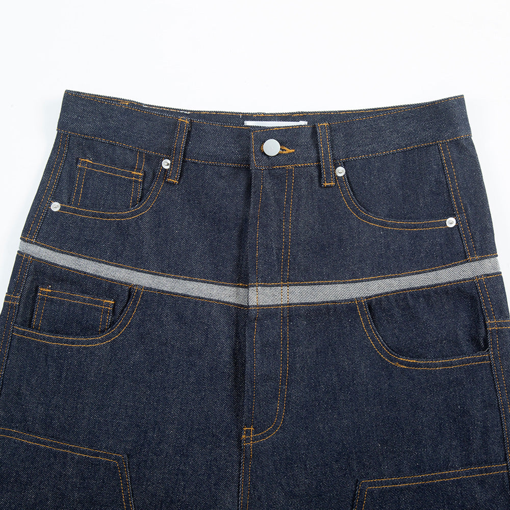 Ins Baggy Straight Trousers Men's