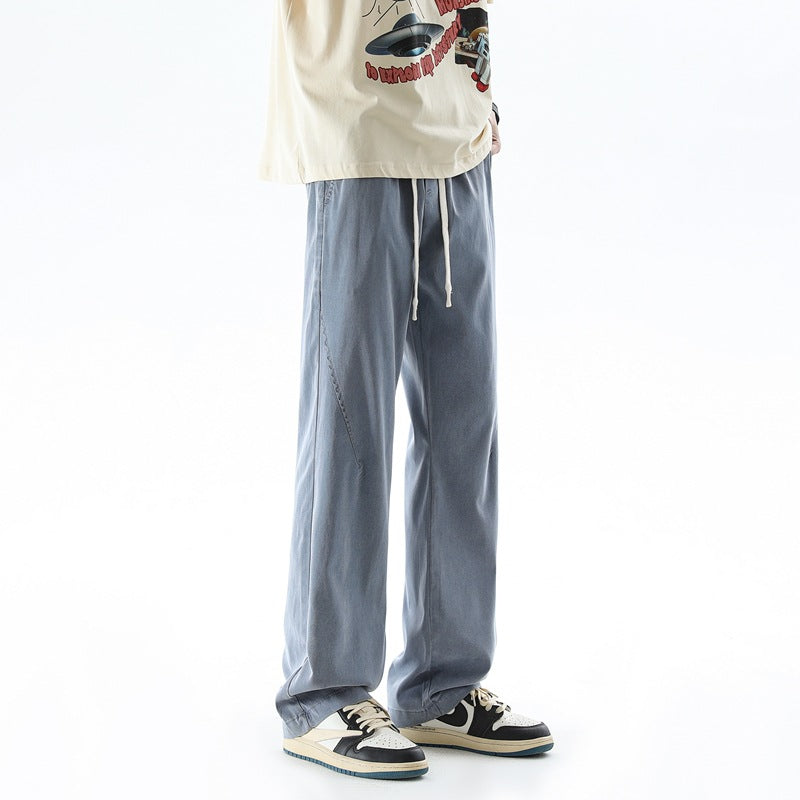 Lyocell Tencel Ice Jeans For Men