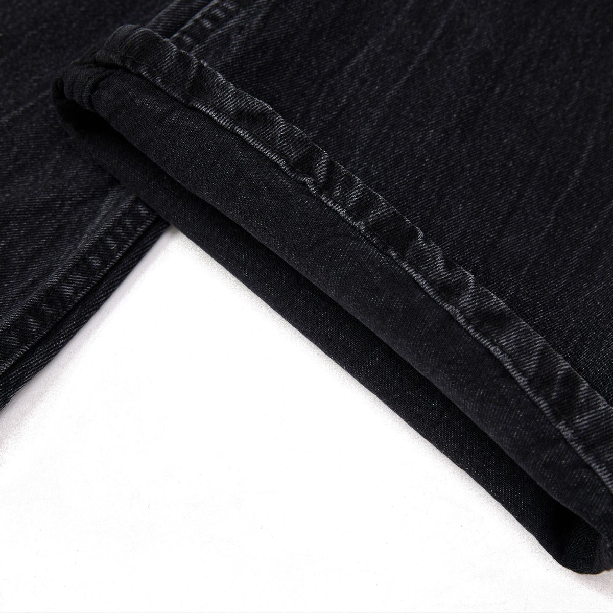 American Washed Old Lightning Crack Jeans
