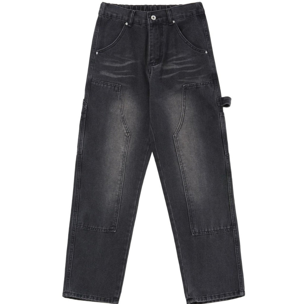 Men's American Street Logging Tooling Slightly Flared Jeans
