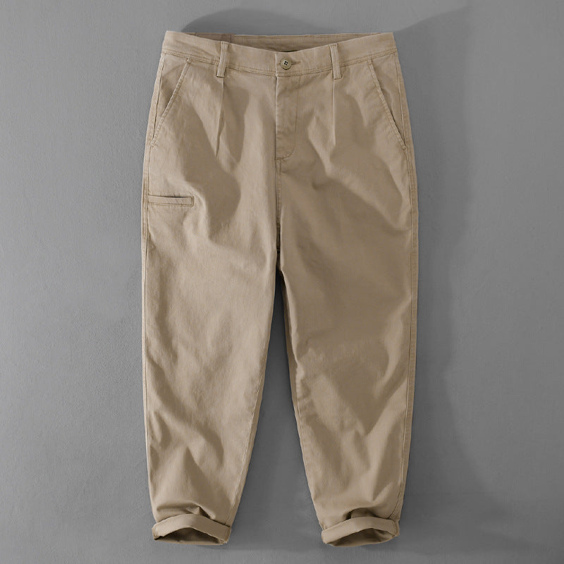Casual Workwear Straight-leg Loose-fit Plus-size Casual Pants