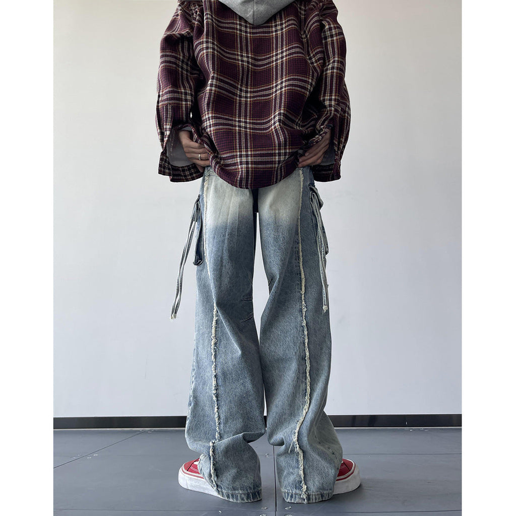 Tooling Straight-leg Trousers Loose Trendy All-match