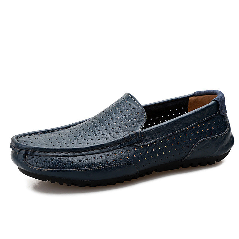 Personality Summer Men's Leather Shoes