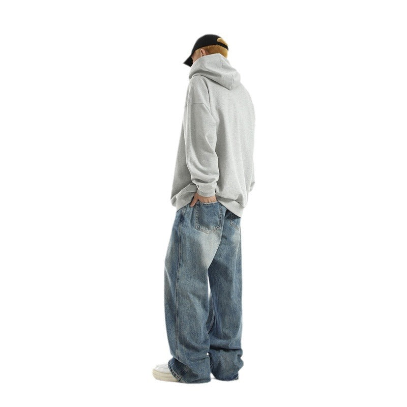 American-style Retro Springsummer Skinny Jeans For Men