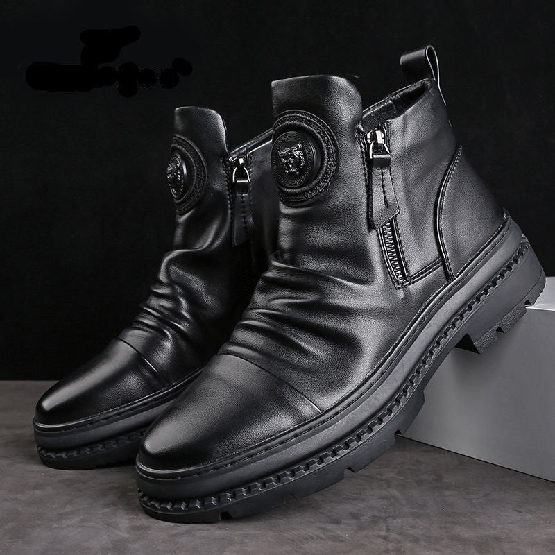 Men's All-match High-top With Velvet Tactical Military Boots
