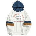 Stitching Double Sweater Men's And Women's Hoodie Sweatshirt