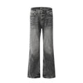 Heavy Industry Washed Old American Retro Straight-leg Denim Trousers Men