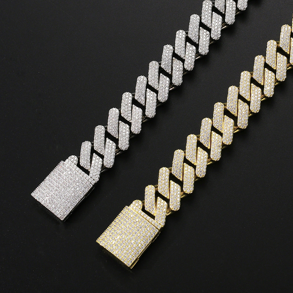Full zircon hip hop accessories