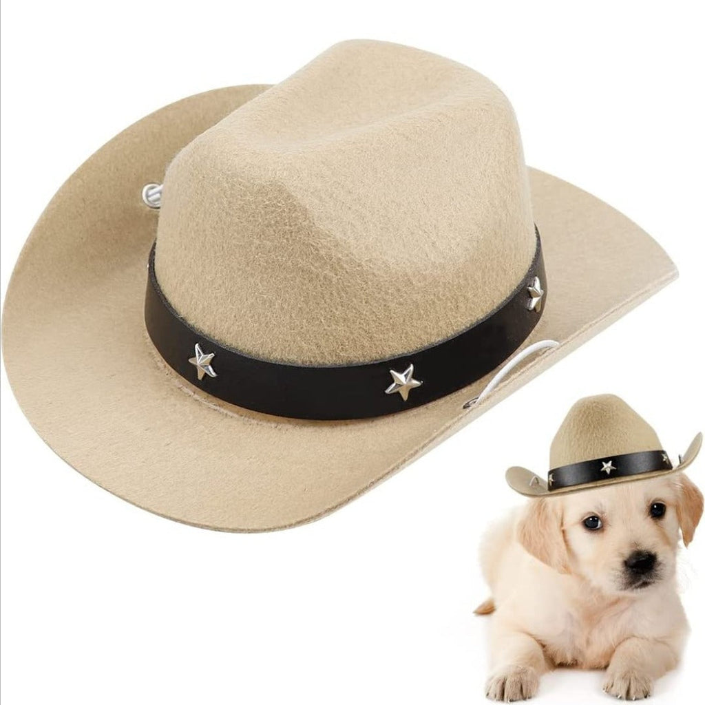 Dog Western Denim Mini Toy Hat