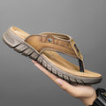 Flip Flops Men's Summer Outdoor Non-slip Wear-resistant Flip-flops Soft Bottom