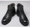 Winter Leather Martin Boots Men's Shoes High Top British