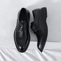 Summer British Phoenix Formal Business Suit Shoes Black Interior Height Increase