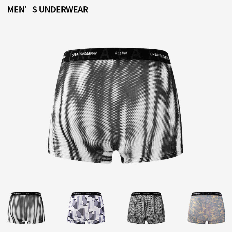 Men's Underwear Plus-sized Skin-friendly Four-corner Us Size Plus Size Breathable