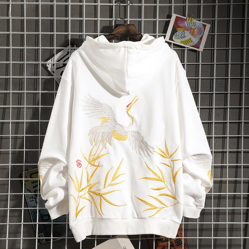 Embroidered Loose And Versatile Couple Sweater Jacket