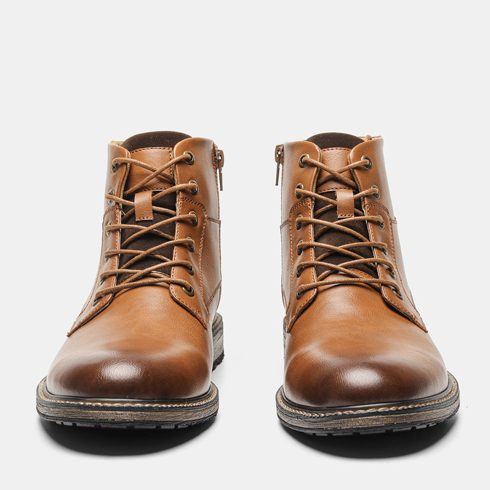 Outdoor Work Boots Men's Warm Plus Size Men's Shoes
