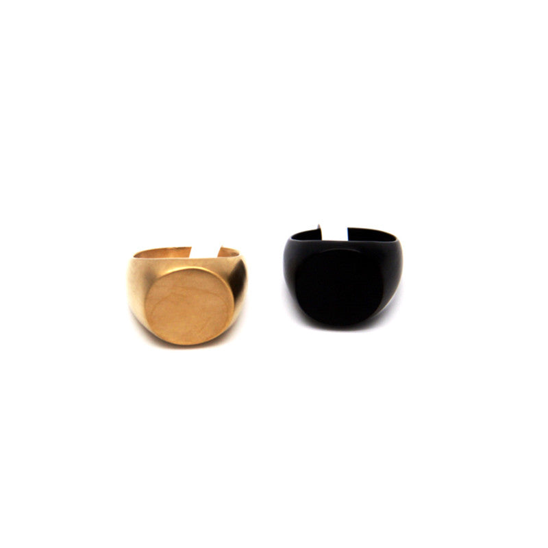 Street Trend Fashion Flat Cutout Rings