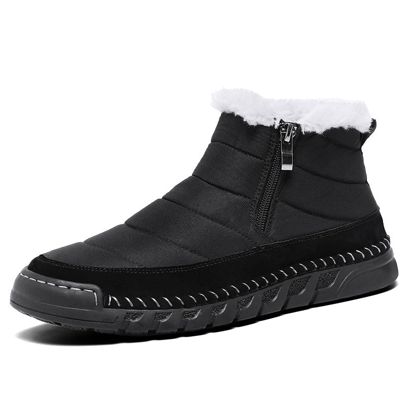 Plus Size Snow Boots Men's Outdoor Thickened Warm