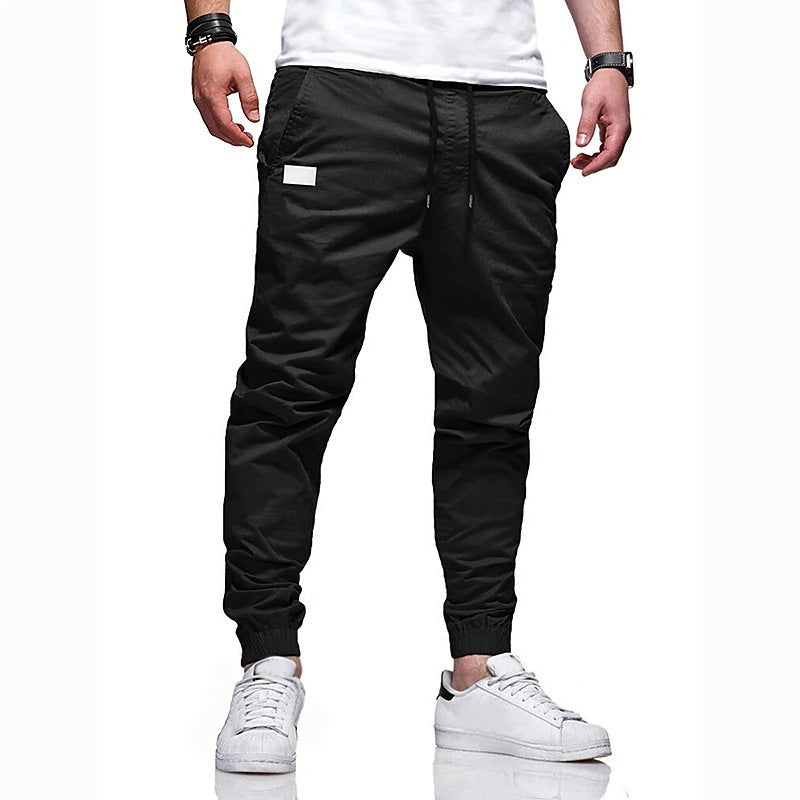 Four Seasons Straight-leg Pants Men's Casual Sports Cotton