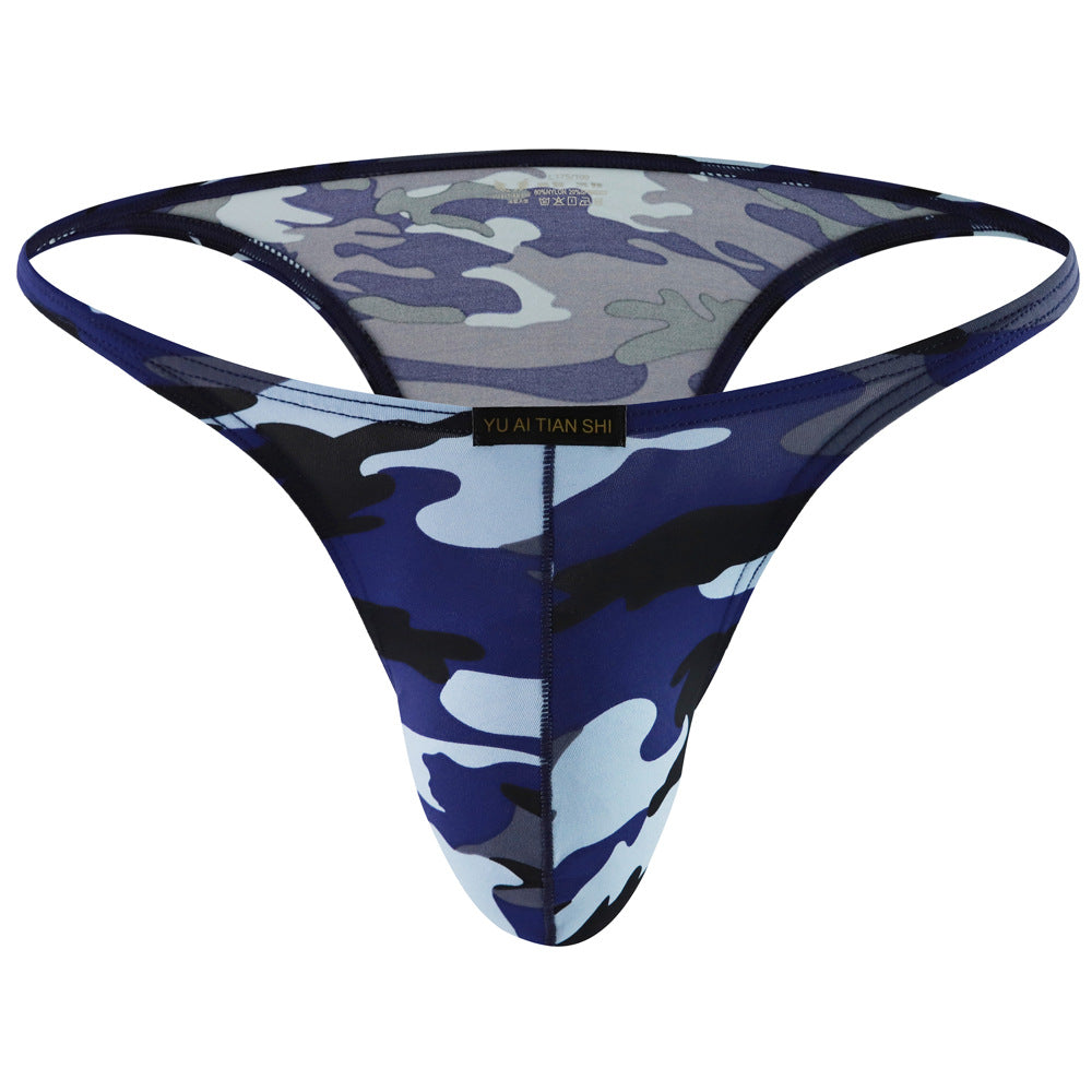 Ice Silk T-back Men's Briefs Exquisite Packaging