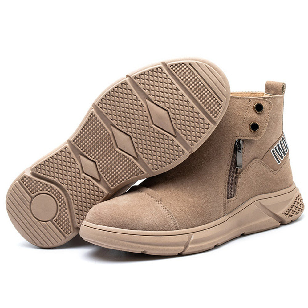 Summer Breathable Labor Insurance Men's Anti-smashing And Anti-piercing Work Safety Shoes