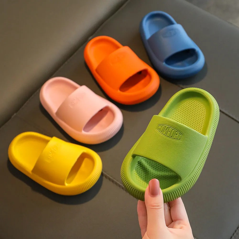 Slippery Wear-resistant Fashion Home Children's Literal Slippers