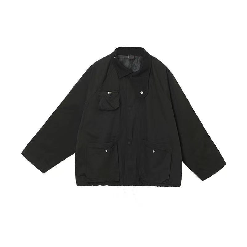 Men's Casual Loose Street Lapel Long Sleeve Jacket