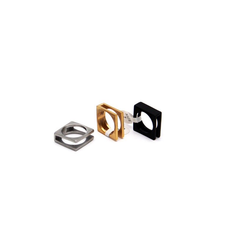 Street Trend Fashion Flat Cutout Rings