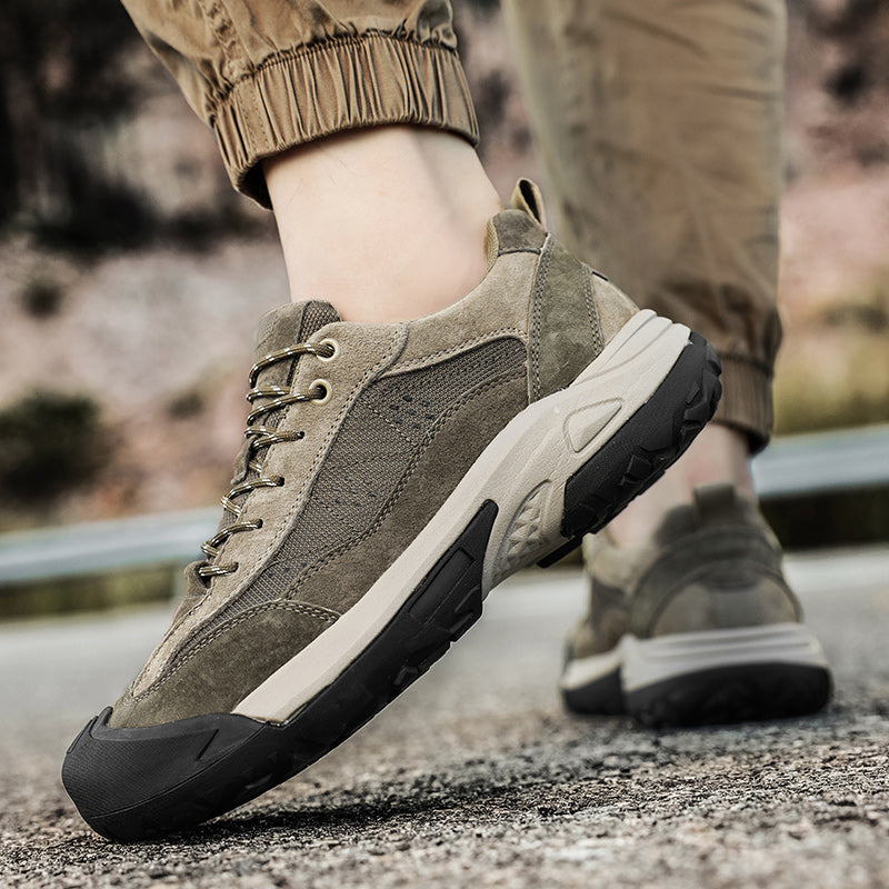 Solid Color Low Top Sports Climbing Shoes Fashion Lace-up Casual