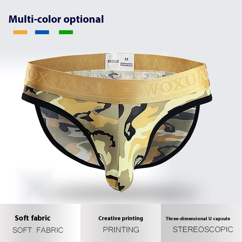 Camouflage Bright Rib Men's Triangle Underpants