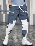 Men's Summer American Trendy Brand Multi-pocket Drawstring Casual Pants