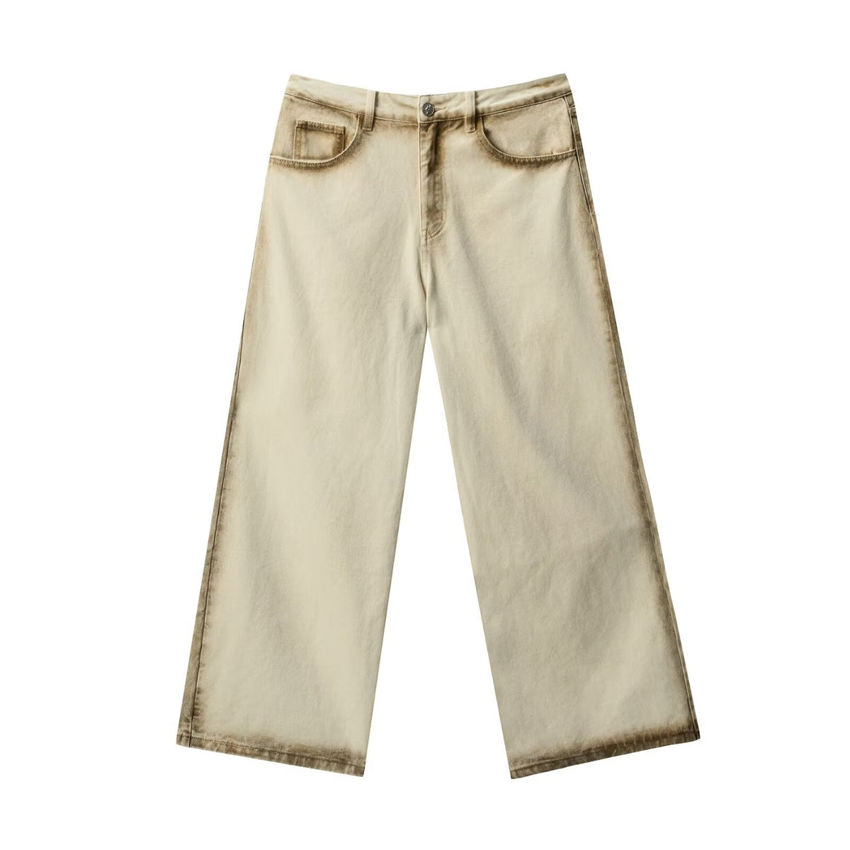 Loose Straight Retro Street Floor-length Pants