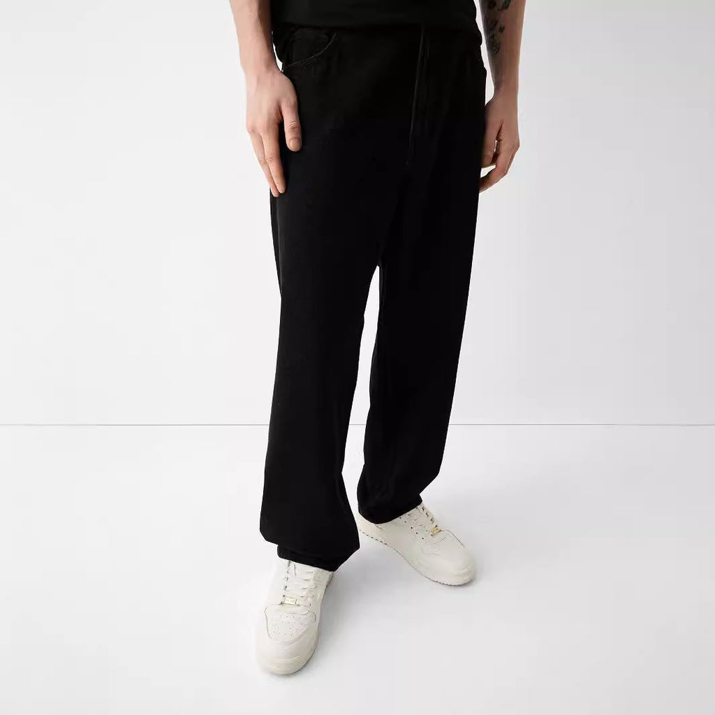 Creative Casual Versatile Men's Straight Jeans