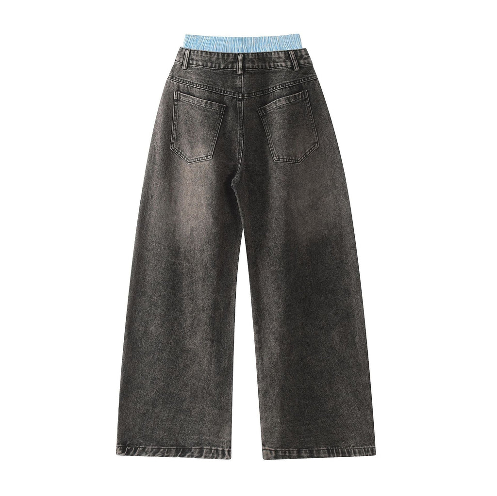 Washed Old Cotton Straight New 2024 Autumn Street Men's Jeans