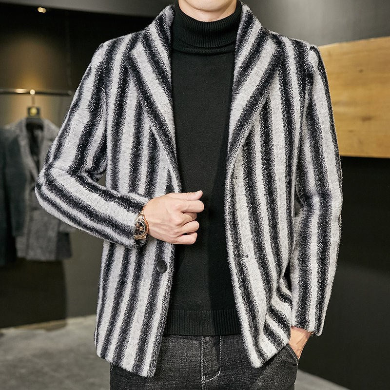 Men's New Stand-up Collar Windbreaker jacket