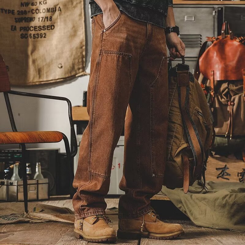 Loose Straight All-matching Casual Men's Pants