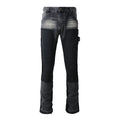 Denim Non-elastic Slim Fit Bootcut Trousers Men