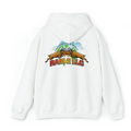 European And American Printing Velvet Padded Hooded Sweatshirt