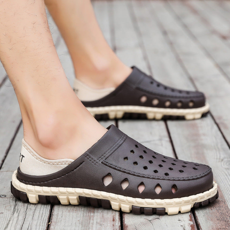 Hollowed-out and breathable sandals