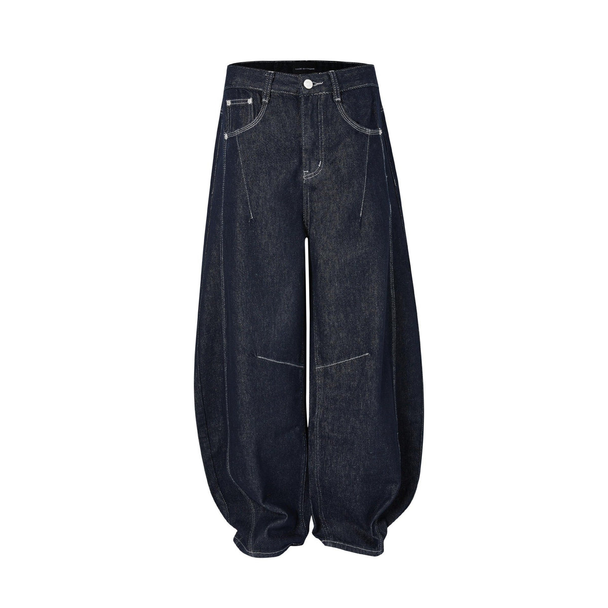 Design Wide Leg Bright Line Primary Color Jeans Trousers For Men And Women