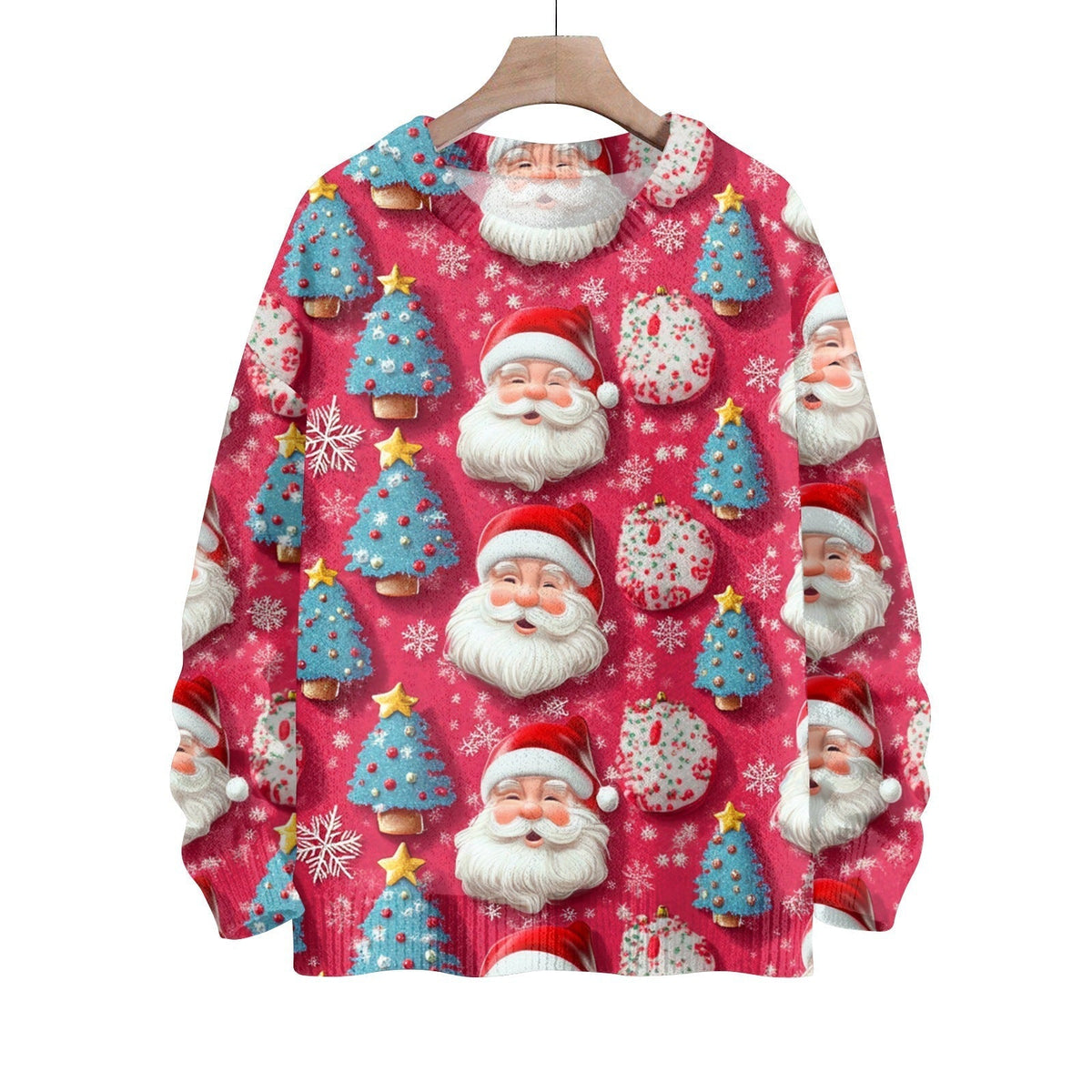 3D Digital Printing Men's And Women's Round Neck Sweater
