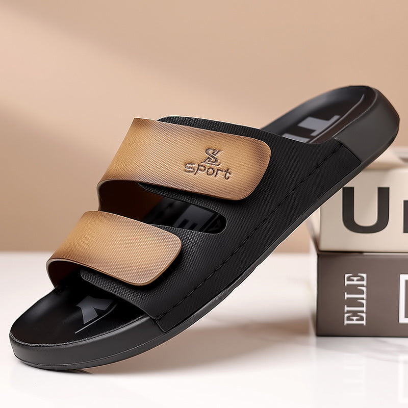 Outdoor Slippers Men's Non-slip Casual Adjustable Color Matching Slippers