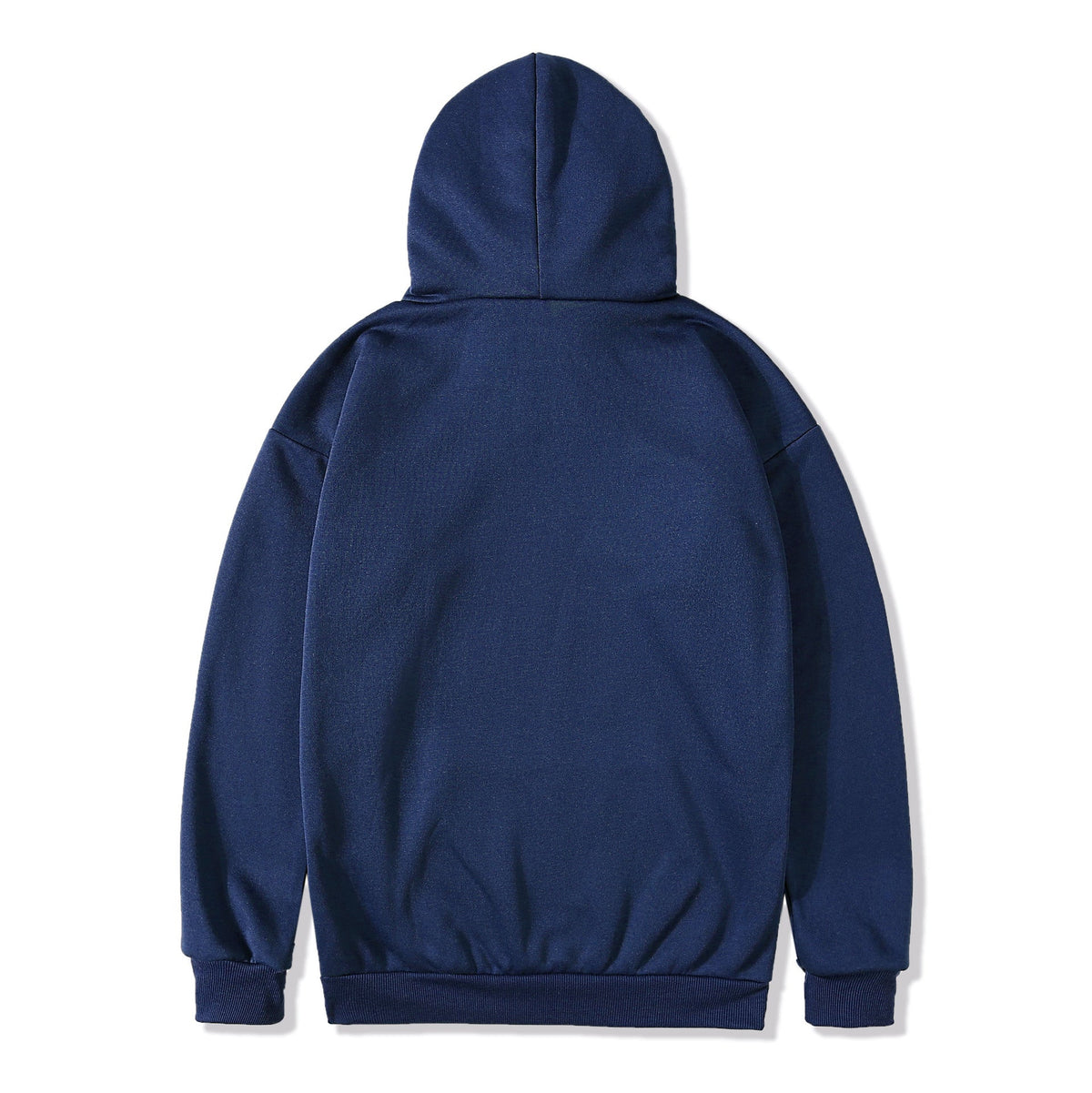 Solid Color Hoodie Navy Blue