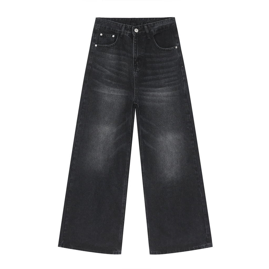 Men's Vintage Wide Leg Mopping Jeans Tide