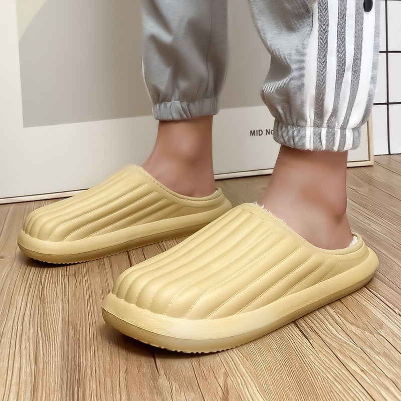 Cotton Slippers Waterproof Thick-soled Non-slip Warm Boys